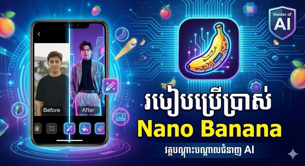 របៀបប្រើប្រាស់ AI Model Nano Banana ដើម្បីបង្កើតរូបភាព